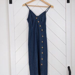 Denim Button Down Dress